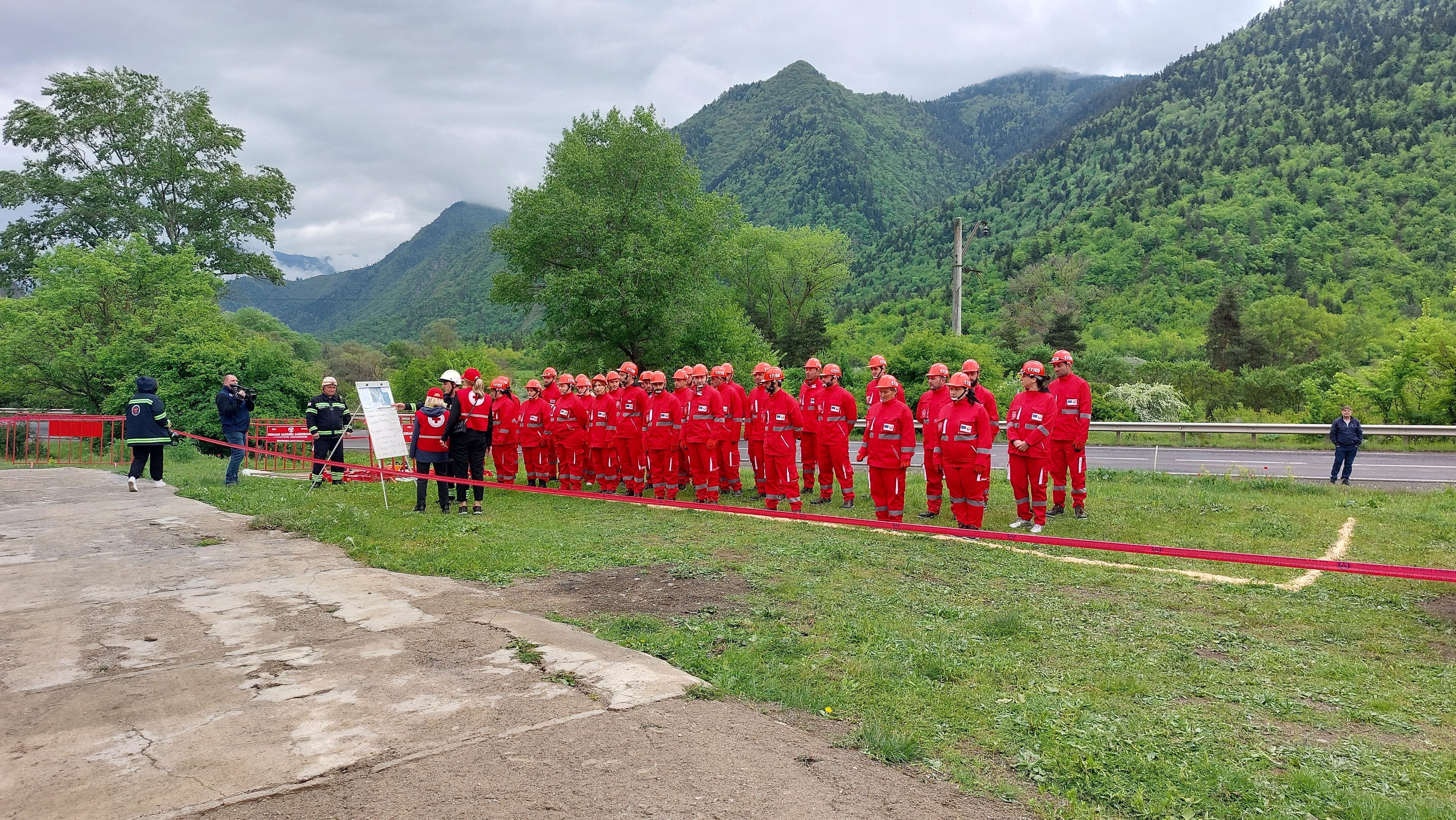 Simulation exercise for Joint Volunteer Teams in Georgia